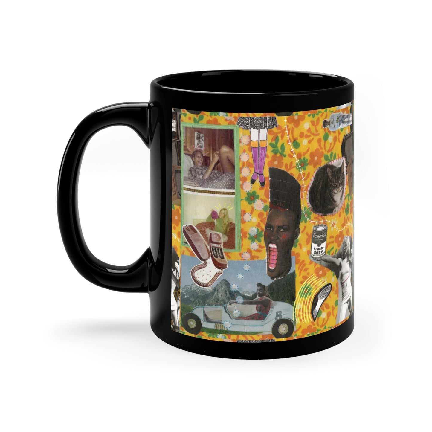 EP8 Black Coffee Mug, 11oz