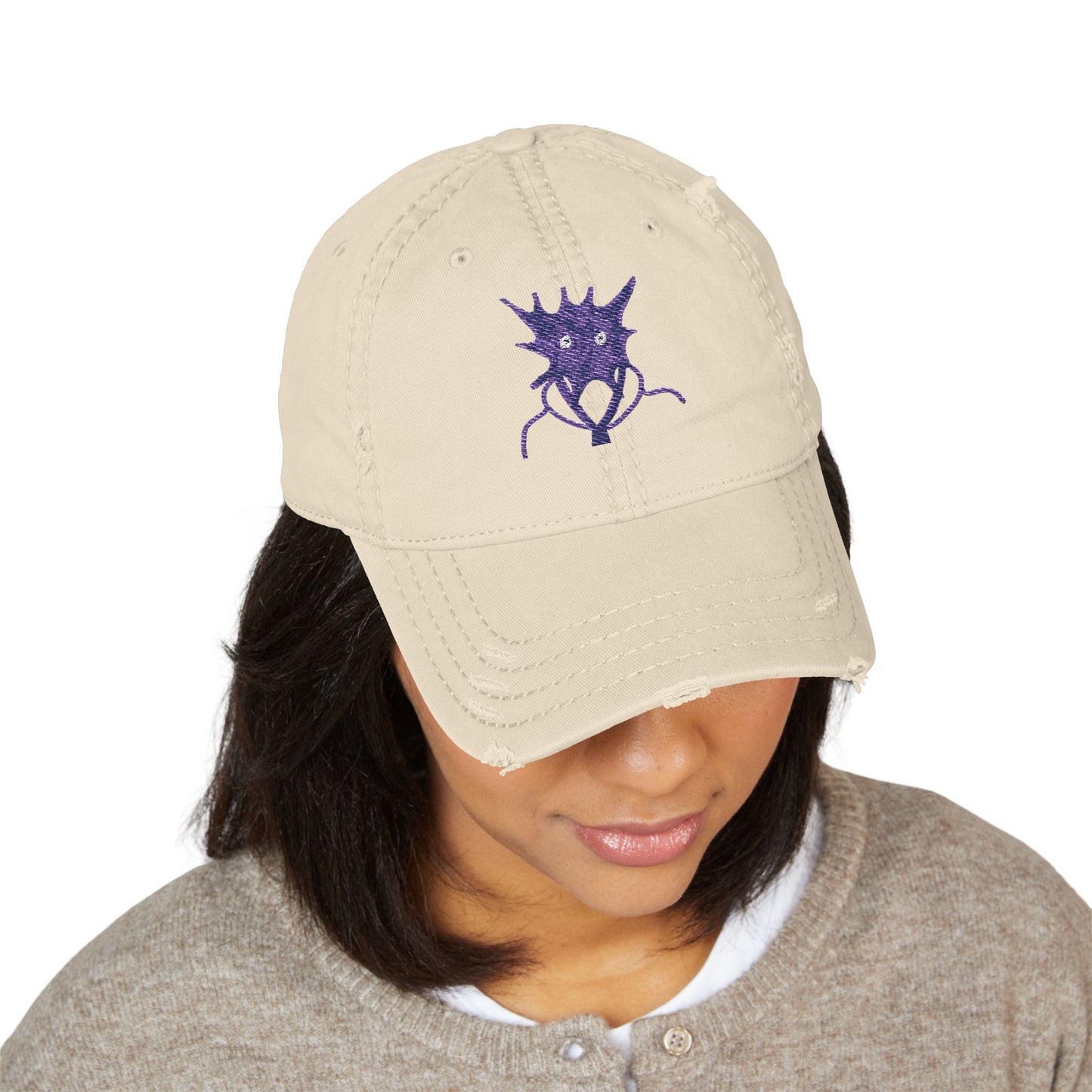 Distressed Dad Hat (Embroidery)
