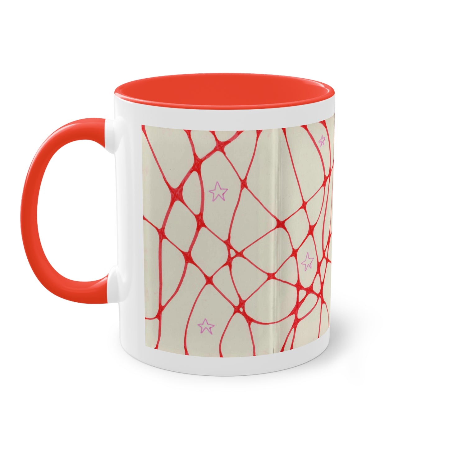 Tigerlily Sketchbook Series 02 Two-Tone Coffee Mug, 11oz