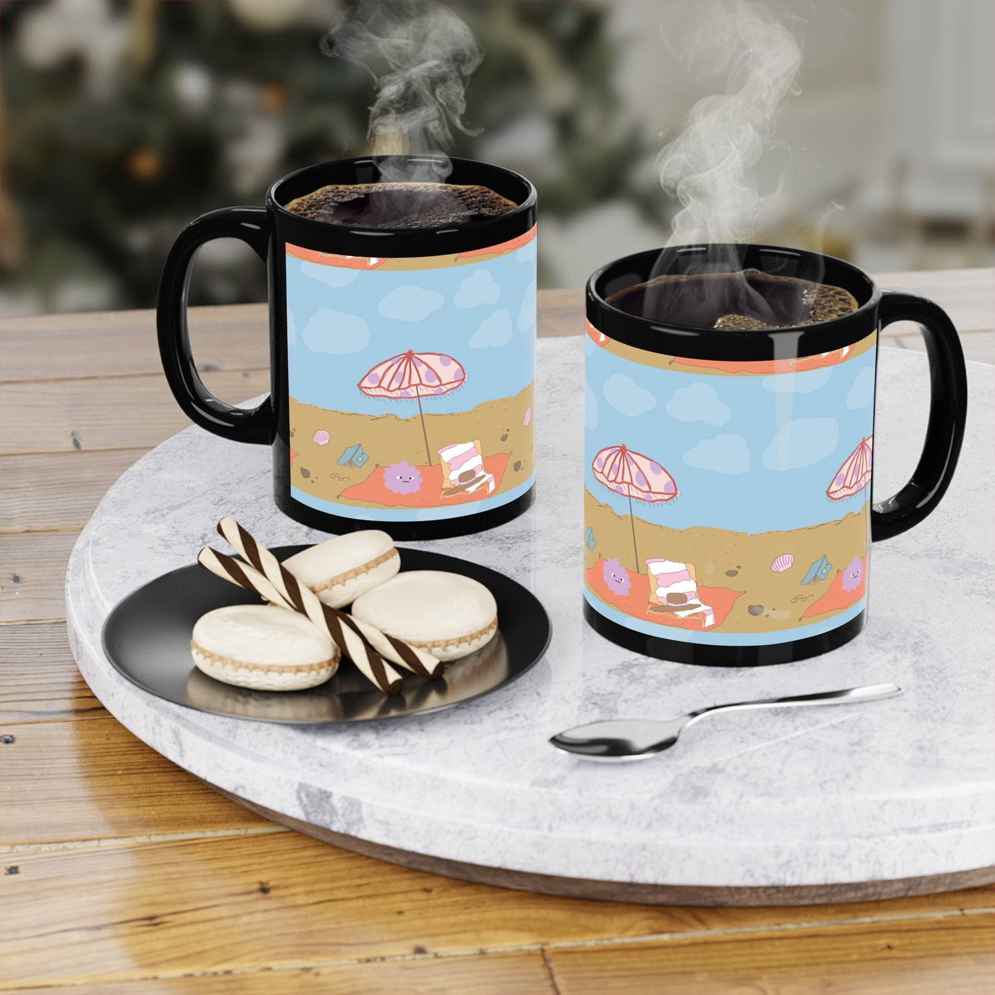EP4 Black Coffee Mug, 11oz