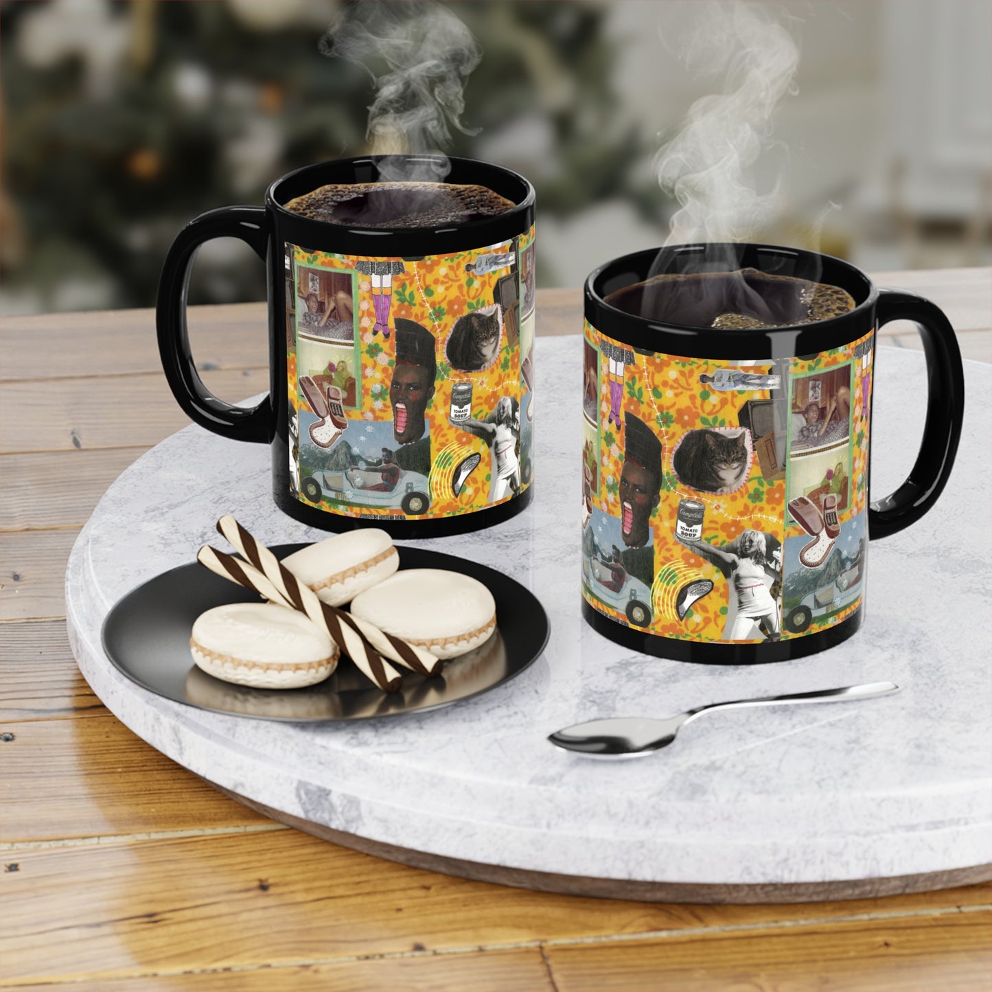 EP8 Black Coffee Mug, 11oz