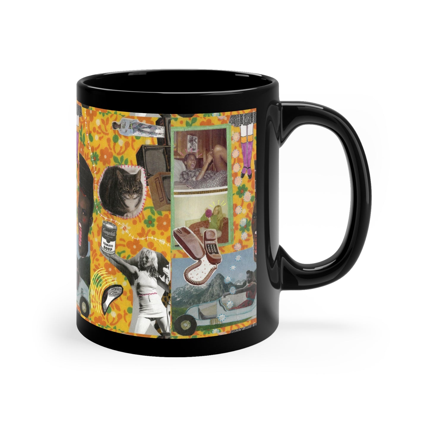 EP8 Black Coffee Mug, 11oz