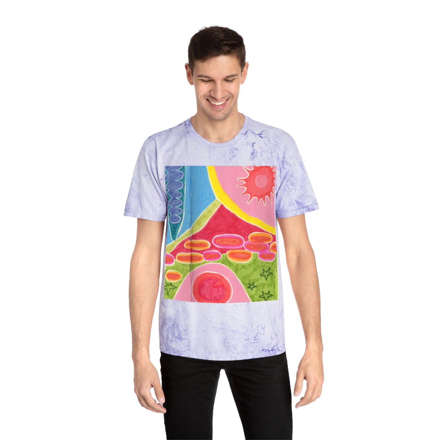 Megatroid's Sunrise Unisex Color Blast T-Shirt