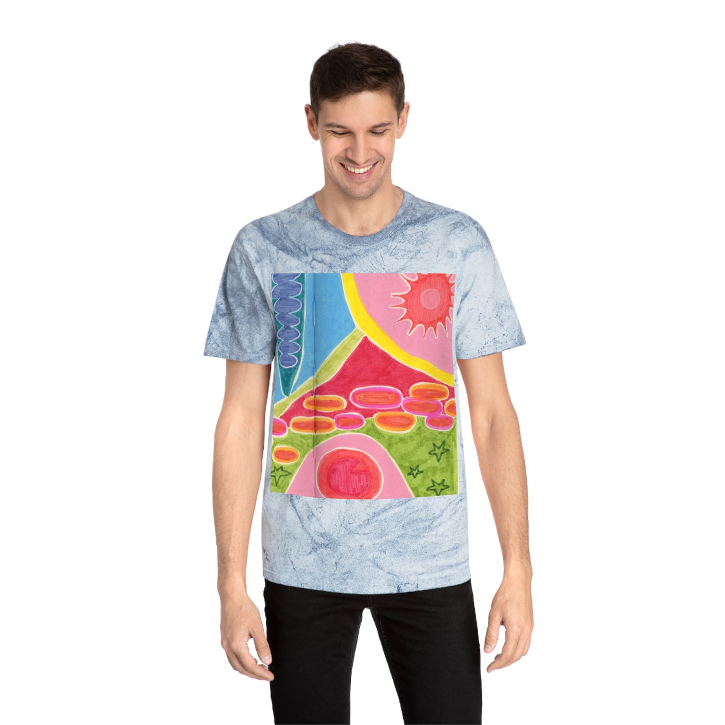 Megatroid's Sunrise Unisex Color Blast T-Shirt