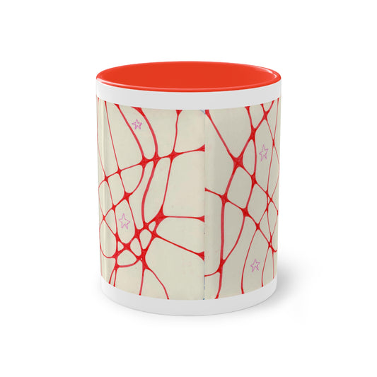 Tigerlily Sketchbook Series 02 Two-Tone Coffee Mug, 11oz
