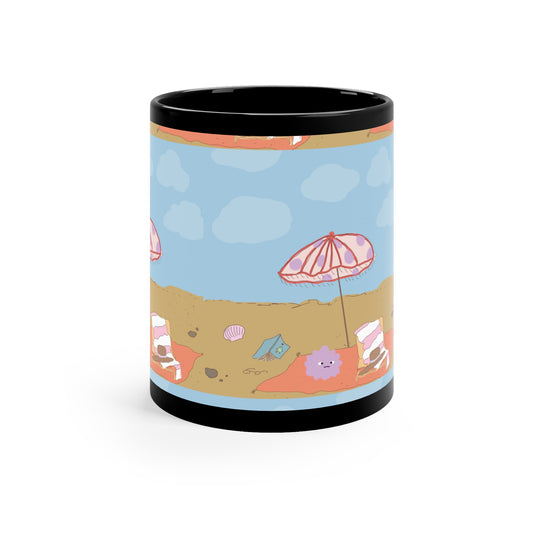 EP4 Black Coffee Mug, 11oz